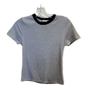 Hearts & Hips Striped Short Sleeved Shirt